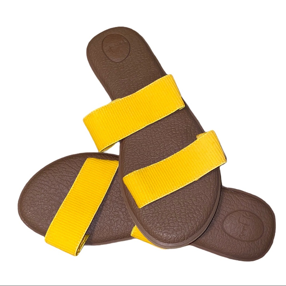Yellow Sanuk Sandals